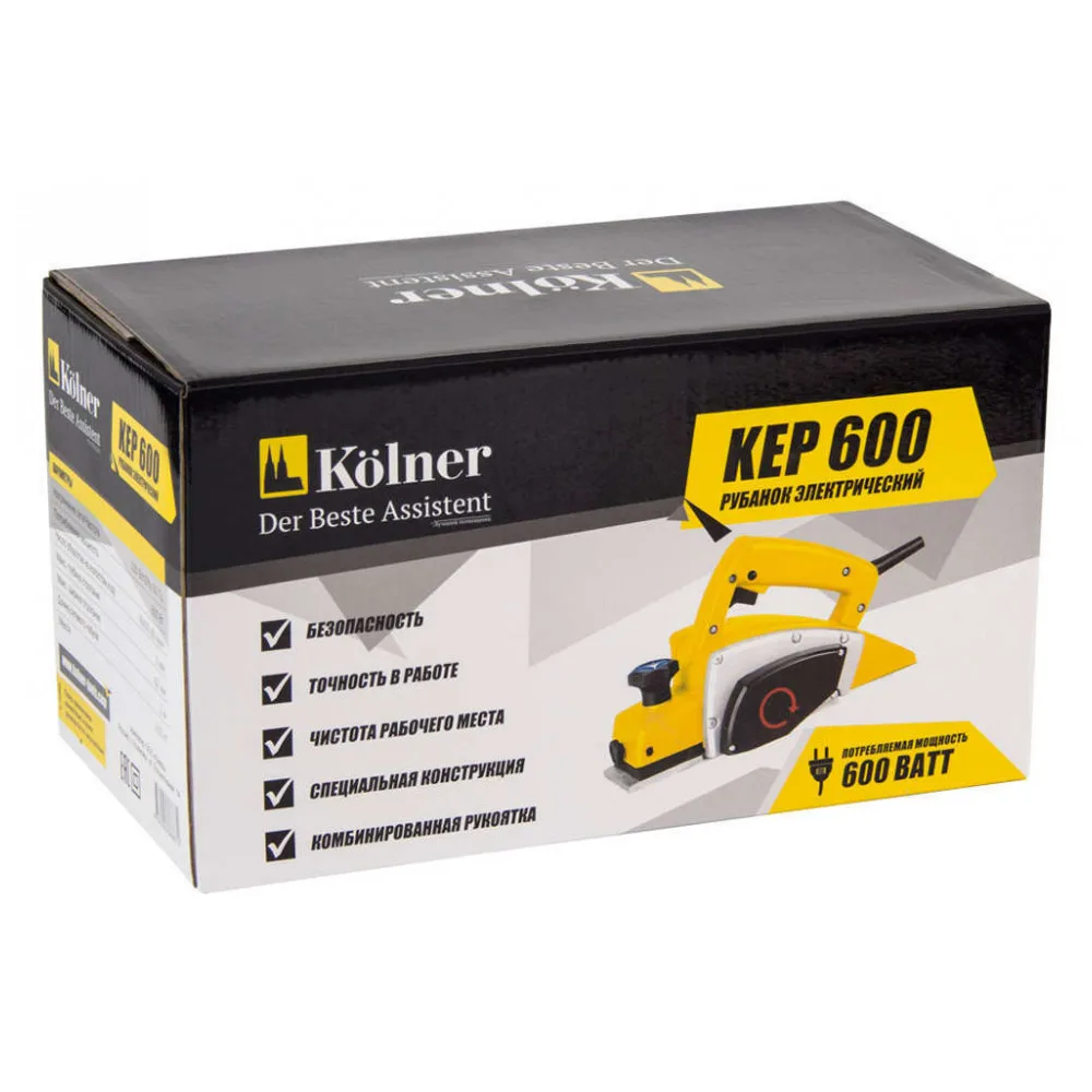 Рубанок электрический Kolner KEP 600