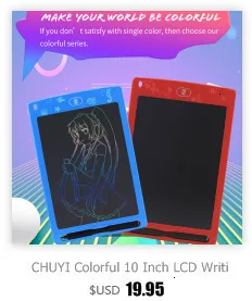 CHUYI 6,5 дюймов ЖК-Планшет ультра тонкий мини-почерк Pad электронный цифровой графический планшет Памятка доска для рисования для детей