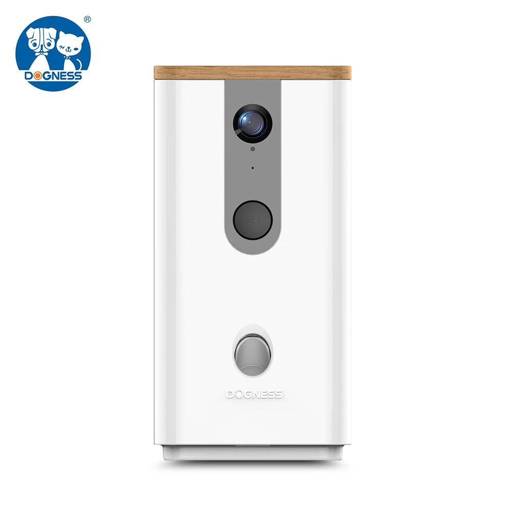 

DOGNESS Smart Pet Treater HD Video WiFi Dog Camera Treat Dispenser 165° Full HD Camera With Night Vision Pet Treat Dispenser