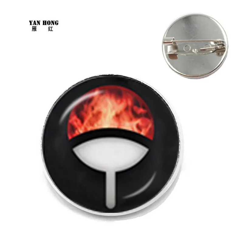 Saringen eye Brooch animation Naruto weaving Naruto Sasuki Taiji Kakashi role playing jewelry