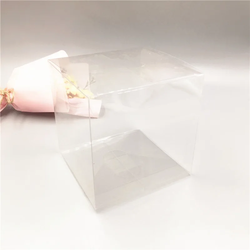 

25Pcs Multiple Size Transparent PVC Plastic Box Clear Waterproof Wrapping Pack Gift Box Carry Case For Decoration Store Doll