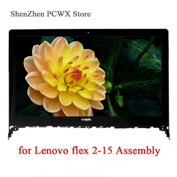 

15.6 Touch Screen Assembly for lenovo flex 2-15 flex 2 15 Assembly with Frame LCD Display Panel FHD 1920*1080 HD 1366*768 30pins