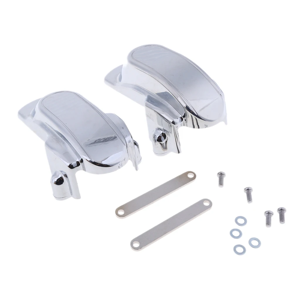 Silver Rear Frame Axle Covers Set for Harley Dyna 2006 2007 2008 2009 2010 2011 2012 2013 2014 2015 2016 2017 Models