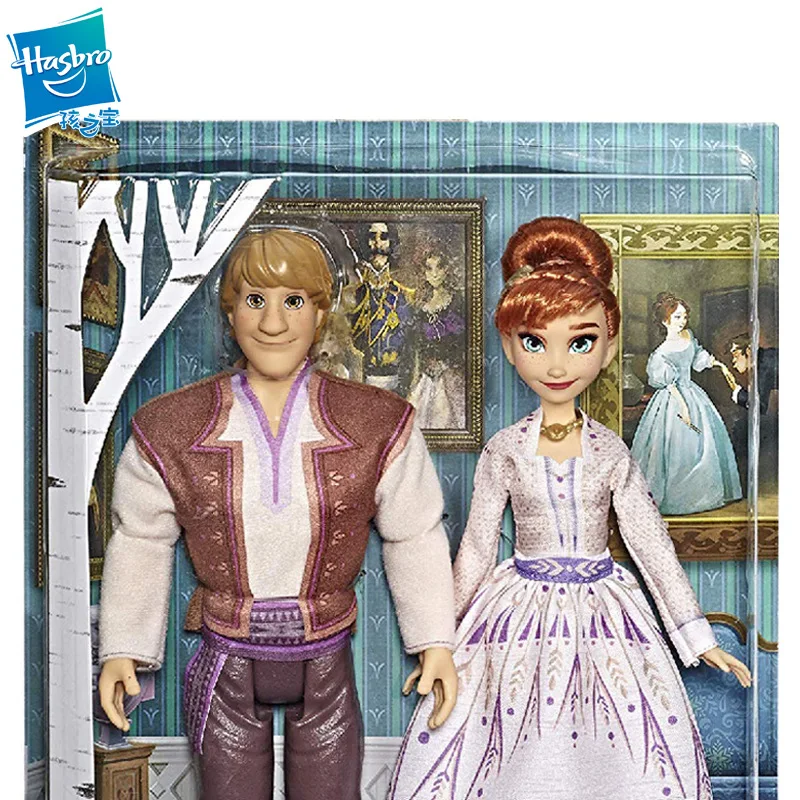 Оригинальная игрушка Hasbro Frozen 2, фигурки из фильма Анна и Ганс, романтическая кукла, игрушки для детей, подарки на Рождество и день рождения