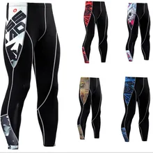 Мужские Компрессионные спортивные штаны для бега, мужские легинсы для фитнеса, мужские брюки для бега, спортивная одежда для мужчин