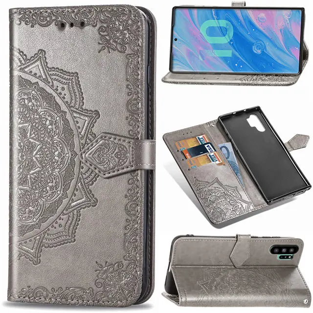 Чехол для samsung Galaxy Note 8, 9, 10 Plus, флип, Fundas, роскошный 3D бумажник с тиснением из искусственной кожи чехол для samsung note10+ 8, 9, чехол