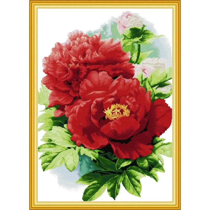 Joy Sunday southпион Цветущий с богатым цветочным рисунком 11CT 14CT DMS крестиком узор