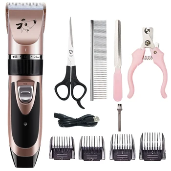 

Professional Rechargeable Low-noise Pet Hair Clipper Remover Cutter Grooming Cat Dog Hair Trimmer Electrical Hair Cut Machine