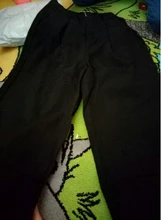 Pants Women Clothing Office-Suit Korean-Trousers Classic Harajuku Yitimoky High-Waist