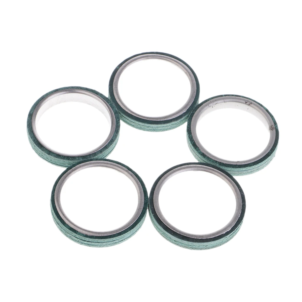 5Pcs Exhaust Muffler Gasket Kit For GY6 125cc 150cc Engines Scooter