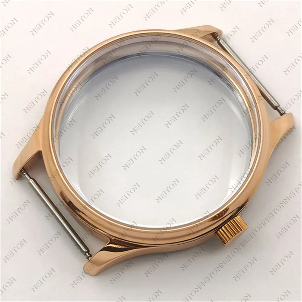 NEITON 44 mm Uhr für Sea Gull ST3600 ETA 6498 6497 Uhrwerk Zubehör Teile Gehäuse aus massivem Edelstahl – Detail 14