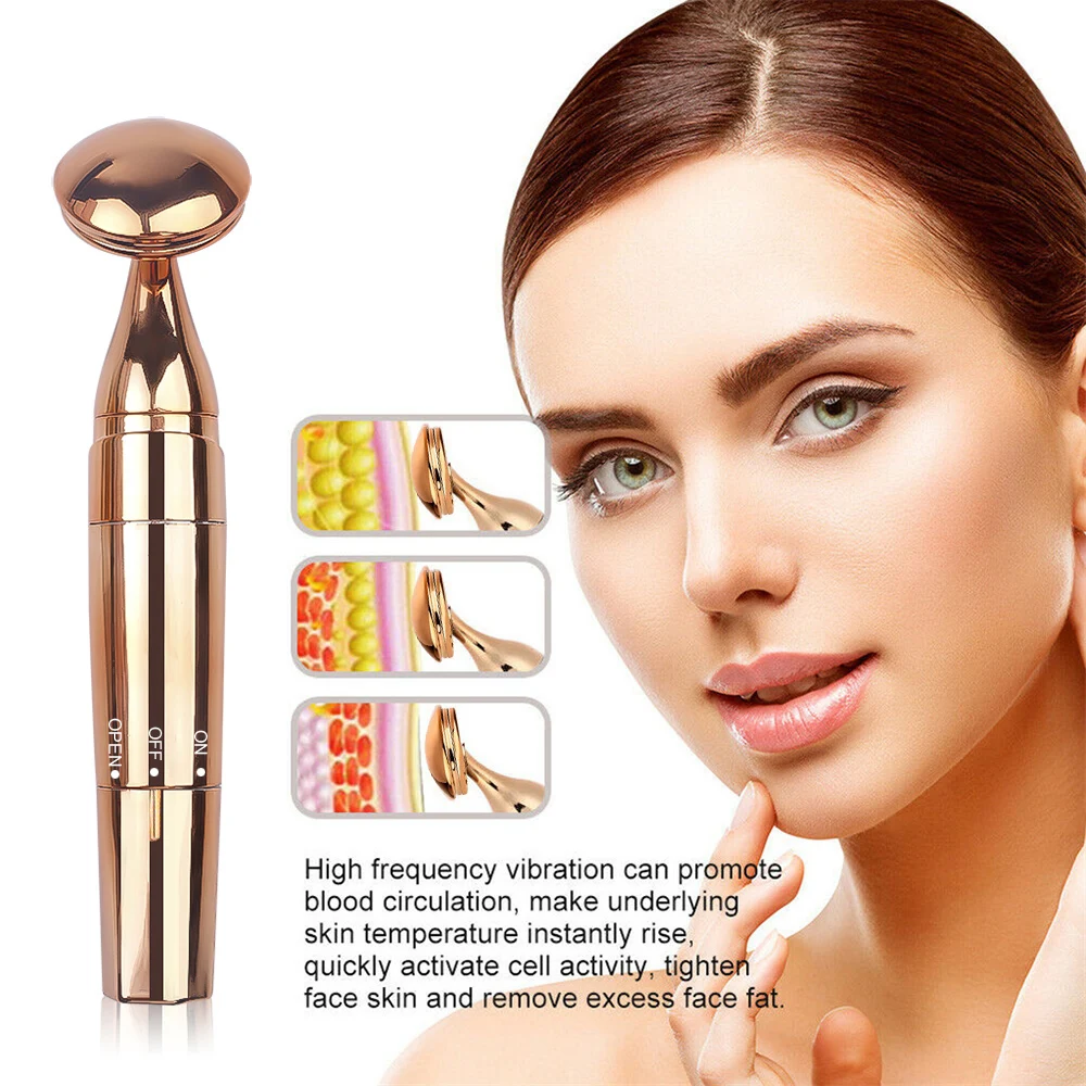 Beauty Bar Facial Roller Eye Massager Anti Aging Face Wrinkle Treatment Slimming Wrinkle Stick Skin Care Tool