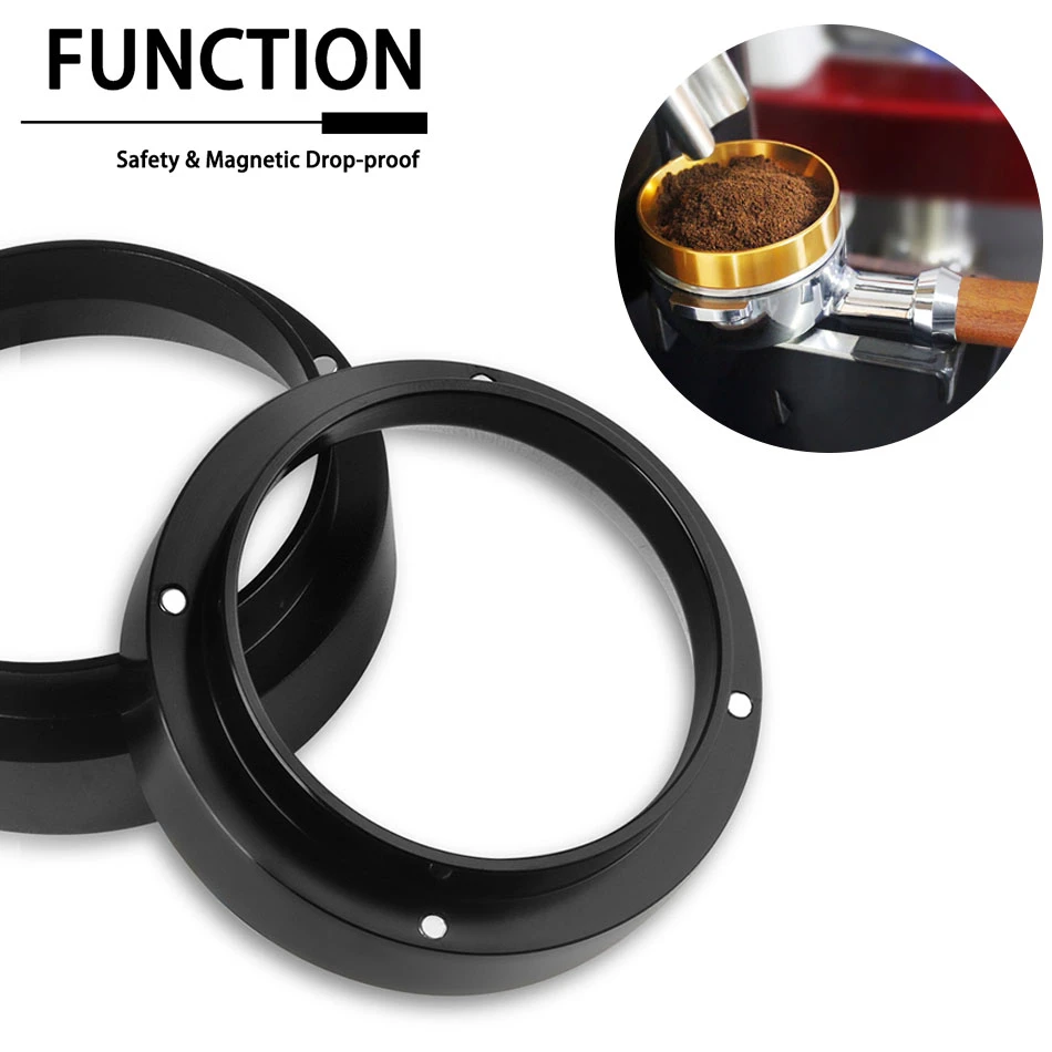 متصل الصحة العقلية قرد  ICafilasEspresso Dosing Funnel Stainless Steel Dosing Ring Precision 51/54/58mm  Breville Delonghi Coffee Tool|Coffee Filters| - AliExpress