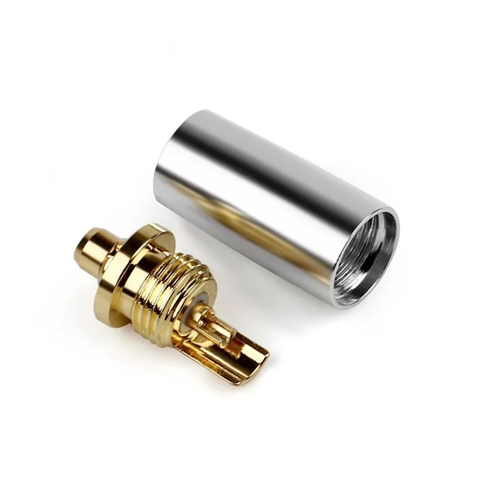 4Pair MMCX Adapter For UE900 SE535 SE215 W10 Headphone Pin Gold Plated Copper Plug Earphone Audio Jack DIY Metal Wire Connector