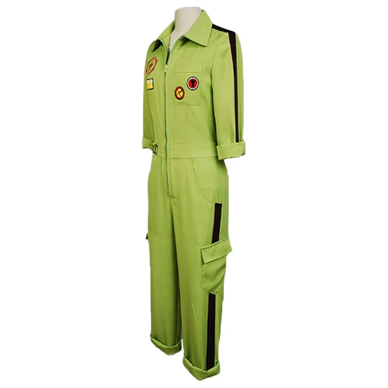 Kazuichi Souda Cosplay Jumpsuit Costume Danganronpa 2 Goodbye Despair Wig Adult Unisex Mechanic Uniform Coverall0 (4)