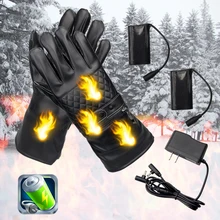 Теплые перчатки для улицы, теплые перчатки для рук, теплые электрические перчатки, лыжные перчатки, зимние перчатки для езды на велосипеде с сенсорным экраном, размер XL для мужчин
