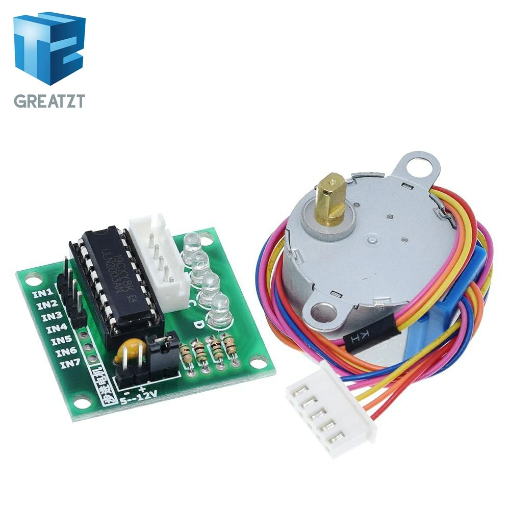 1 партия 28BYJ 48 5V 4 фазы Шаговые двигатели + Драйвер платы ULN2003 для Arduino х шаговый