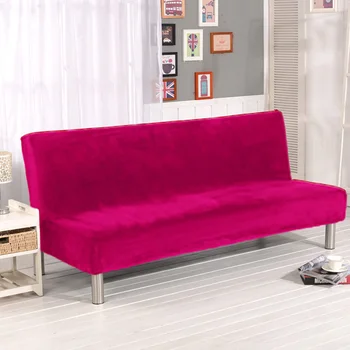 

Plush Fabirc Elastic Sofa Cover Wrap Solid Color Seater Slipcover Stretch Thick Couch Corner