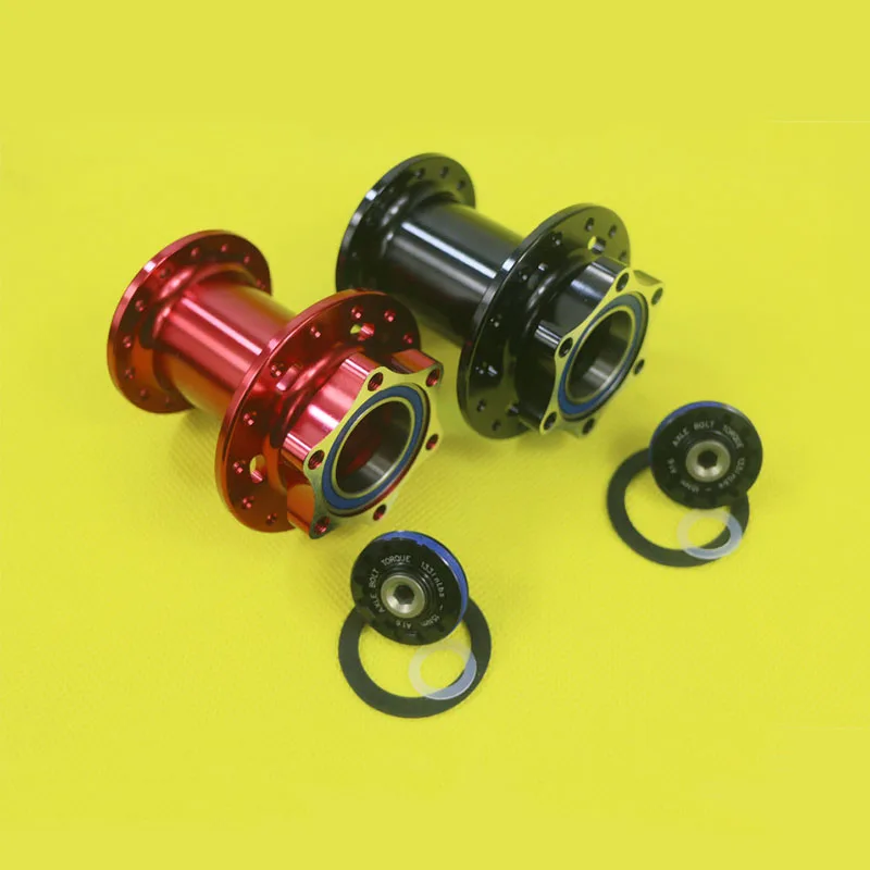 Powerway PHB L10 MTB XC AM lefty front hub 24 28 32 holes black red J