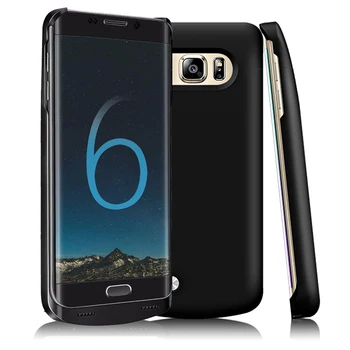 

4200mAh Portable Power Bank Pack Backup External Charger Charging Battery Protective Case Cover For Samsung Galaxy S6edge