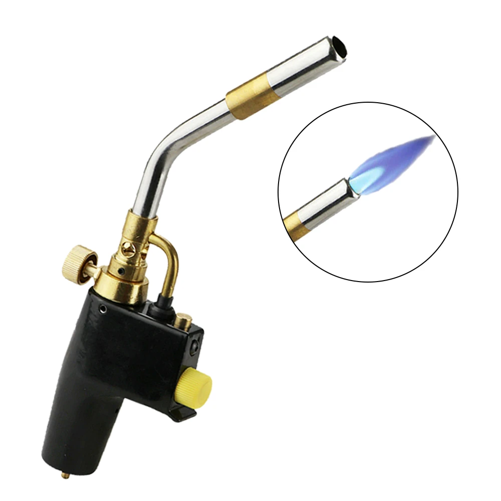 Mapp Gas Welding Torch Ignition Flame Brazing Gun Burner Blowtorch