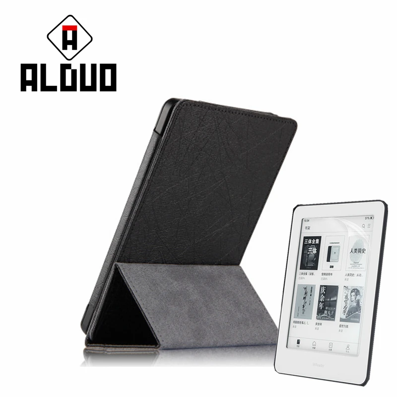 Чехол для Xiaomi Duokan MiReader, Защитная пленка для электронной книги, умный кожаный чехол-подставка+ стилус, умный чехол-книжка
