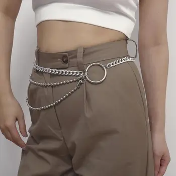

Wild Time Sexy Thick Chain Body Chain Retro Simple Multilayer Bead Chain Waist Chain