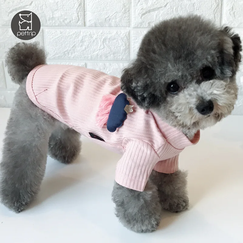 Два фута Нижнее белье Одежда для собак серый розовый цвета s-xxl Размеры одежда для домашних животных с маленькими декорами модный дизайн жилеты для домашних животных