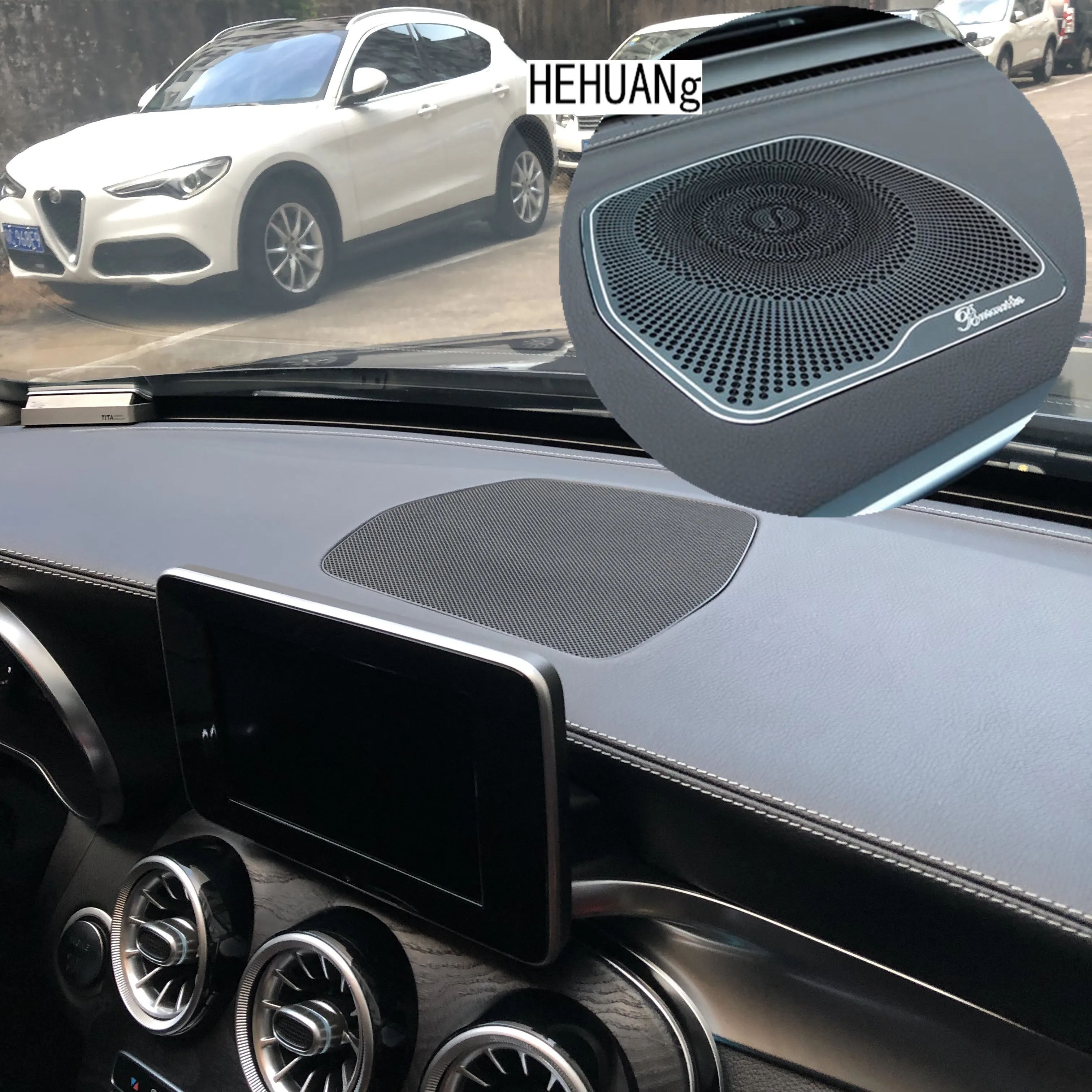 Чехол для инструмента звуковой сигнал C класса GLC W205 C180 C200 автомобильный Стайлинг
