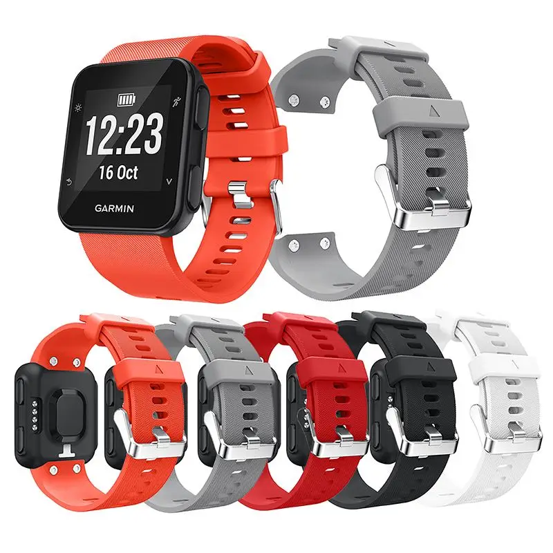 Новый F35 сменный Браслет часы ремешок силиконовый мягкий ремни для Garmin Forerunner 35
