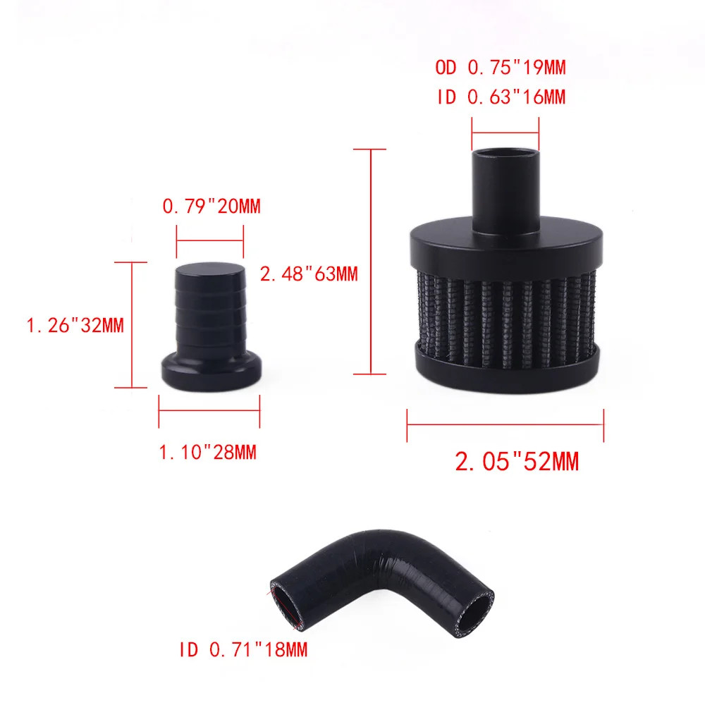 CCV Crank Case Vent Reroute Crankcase комплект для замены вентиляционной линии удалить для 07,517 Dodge 6,7 Cumm-ins дизель 2500 3500 4500 550