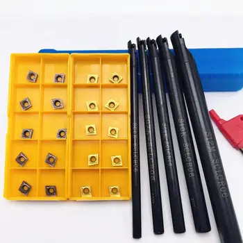 

S06K / S07K / S08K / S10K / S12M SCLCR06 95 degree spiral turning tool SCLCR06 Boring bar CCMT060204 Lathe milling tool