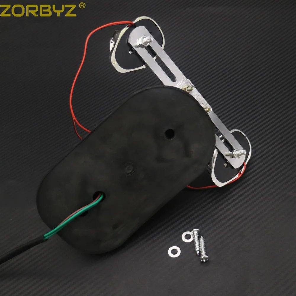 ZORBYZ 1 комплект Хром Череп поворотник тормозной номерной знак задний фонарь для Harley Chopper на заказ
