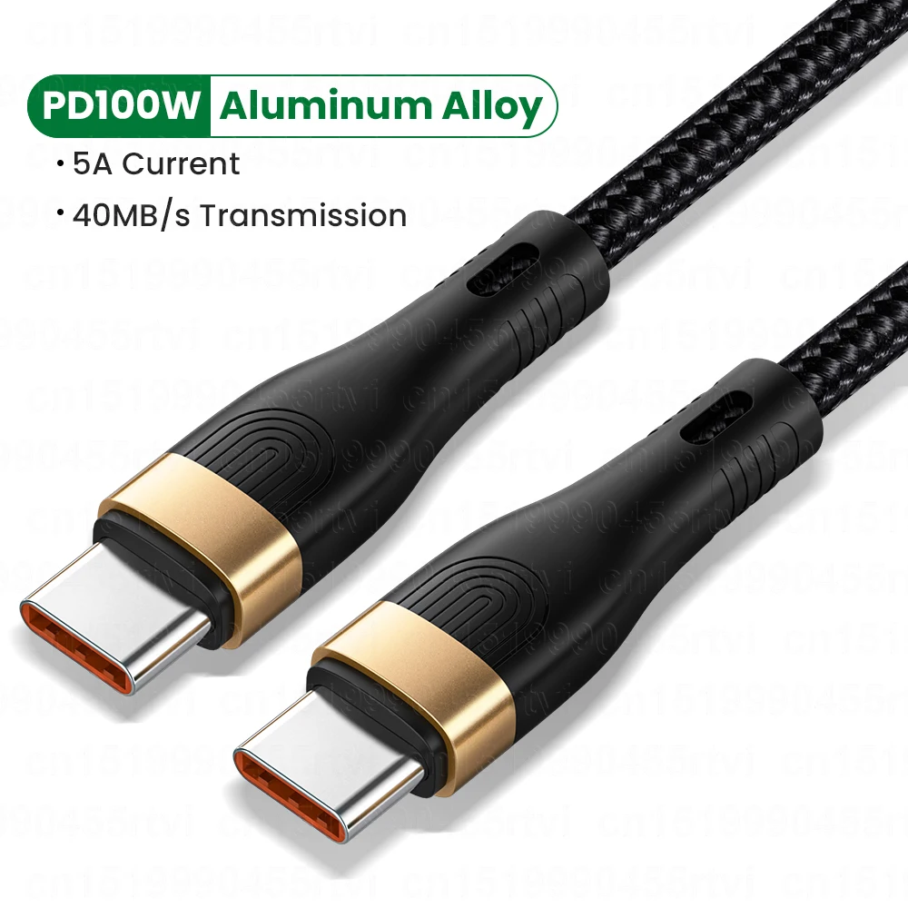 type of charger for android PD 100W USB C Cable for MacBook 2021 2020 5A Fast Charging Type C Cable For Xiaomi Samsung Data Wire Phone Charging Cable 1/2m new android charger Cables