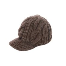 Новая модная женская остроконечная шапка, зимняя теплая шапка, вязанная повязка, уличные шапки IR-ing
