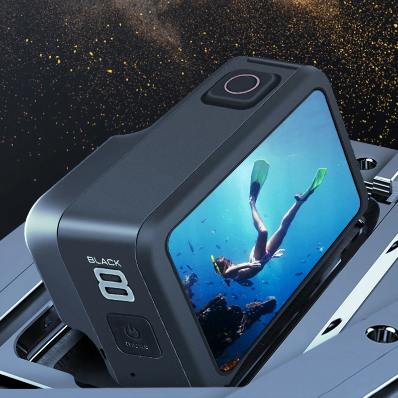 Мягкий силиконовый защитный чехол с веревкой для Gopro Hero 8 Black аксессуары для спортивной экшн-камеры