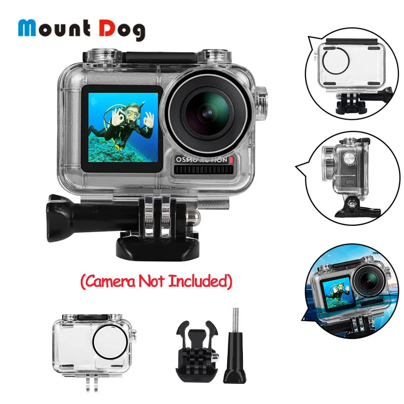 

MountDog For DJI OSMO Action Camera Waterproof Housing Case Accessories 40M Underwater Floating Protective Cases