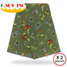 Анкара африканская восковая печатная ткань 12 ярдов Хлопок Воск Гана воск нигерийский стиль для шитья африканские платья одежда 111813