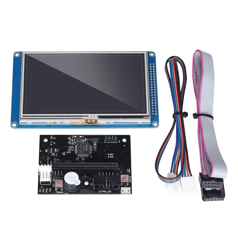 Duet2 Wifi V1 04 Cloned DuetWifi 32 Bit Board With 4 3 PanelDue Touch Screen Controller 3