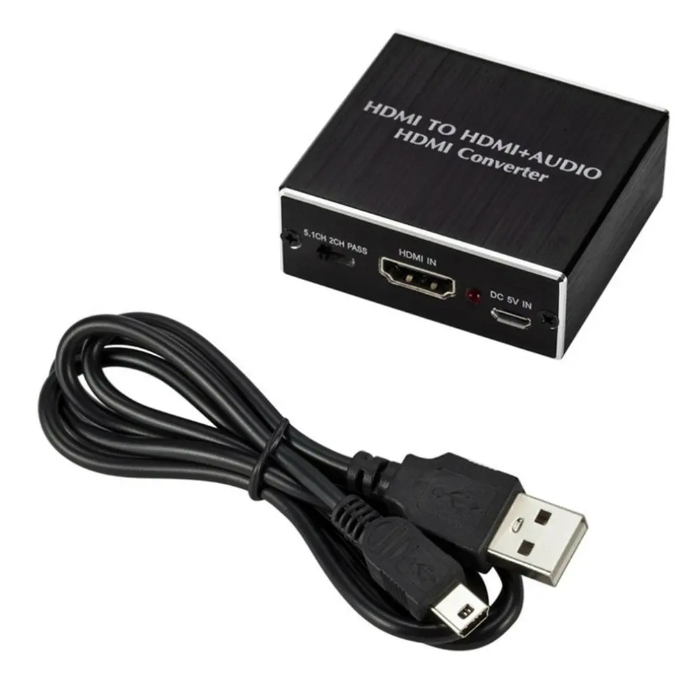 HDMI аудио сплиттер 4K x 2K/3D стерео объемное волокно 5 1 декодирующий конвертер