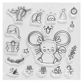 

Cute Rat Silicone Clear Seal Stamp DIY Scrapbooking Embossing Photo Album Decorative Paper Card Craft Art Handmade Gift
