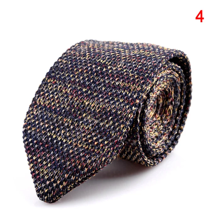 Мужской классический вязаный крючком галстук 7 см для свадебной вечеринки бизнес SER88