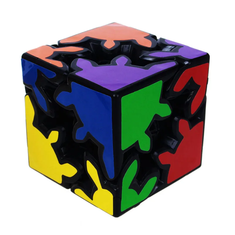 LeFun gear 2x2x2 магический куб 2x2 скоростная скручивающаяся головоломка, головоломки, сложные Интеллектуальные развивающие игрушки для детей