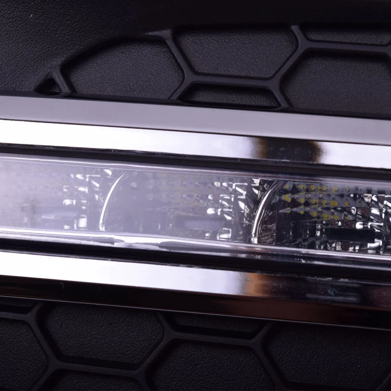 СВЕТОДИОДНЫЙ DRL Дневной светильник противотуманная фара автомобиля 12V для бега светильник s для Volvo S80 2009-2013