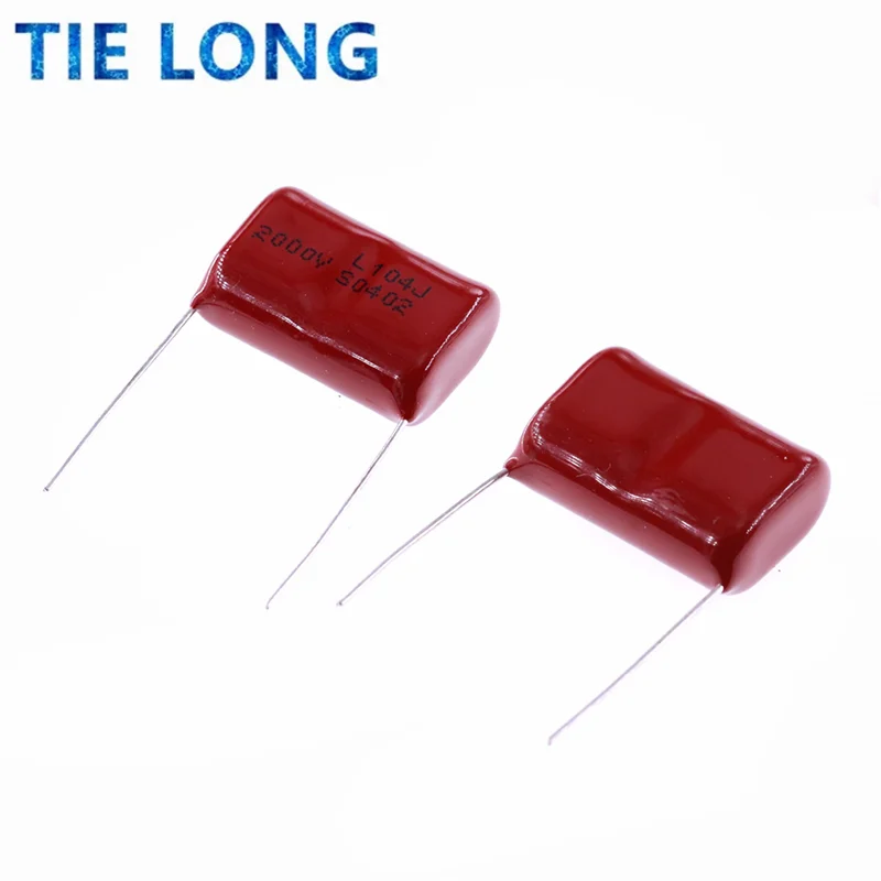 10PCS 0.1uF 2000V 2KV CBB 104 100NF Polypropylene film capacitor pitch 27mm CBB81 CBB22 | Электронные компоненты и