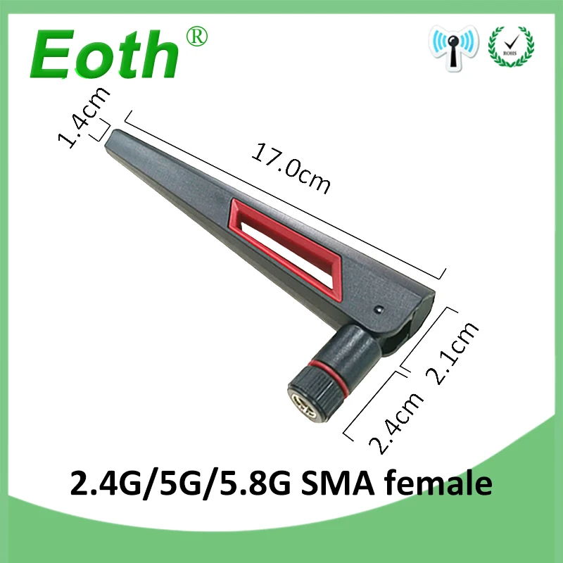 Wifi Antenna eoth N MALE SMA female 2.4G 5.8Ghz 8dBi RP-SMA Dual Band 2.4g 5.8g Antena IOT ufl./ IPX 1.13Pigtail ipex1