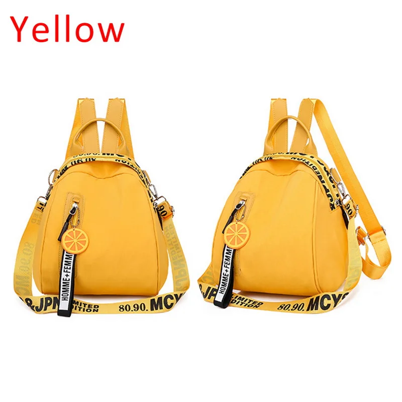 Yellow Новые многофункциональные рюкзаки для женщин, водонепроницаемый Оксфорд, рюкзак для девочек, анти краж, школьный рюкзак, женские сумки через плечо, Sac A Dos - Цвет: Yellow