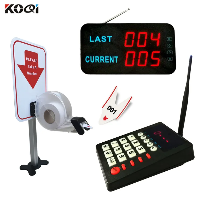 Transparent-3 digit Ycall простой раздатчик билетов в очереди Беспроводная система вызова очереди для центра обслуживания банка - Цвет: Transparent-3 digit