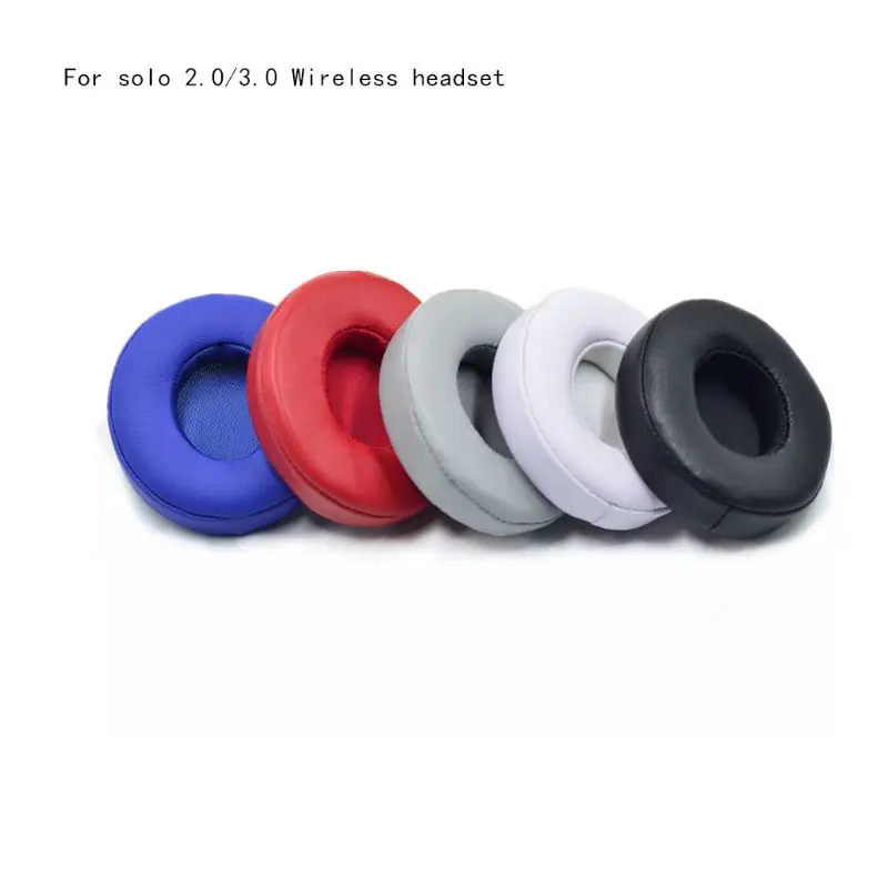 

Replacement Earpads Ear Cushions For Solo 2.0 3.0 Wireless High quality Headphone Leather Memory Foam Ear pads