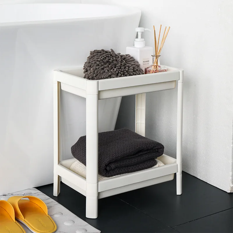 

Manufacturers Direct Selling Multi-functional Bathroom Floor Storage Shelf Draining Shelf Bathroom Storage Rack Kitchen Storage